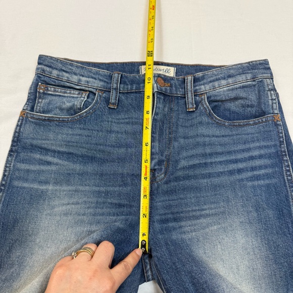 Madewell 10” High Riser Demi boot Women's Blue Jeans Size 29 - Picture 4 of 10